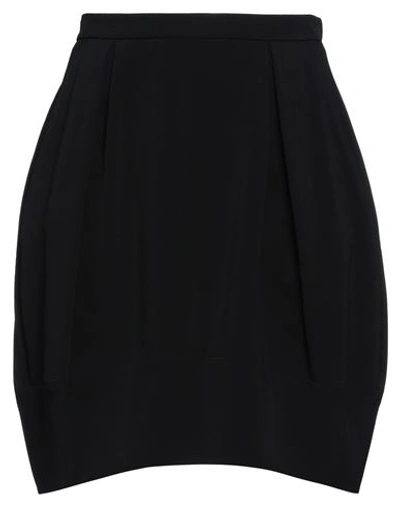 Giorgio Armani Woman Mini Skirt Black Size 6 Viscose, Elastane In Black