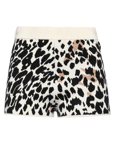 Shop Just Cavalli Woman Shorts & Bermuda Shorts Beige Size S Viscose, Polyester