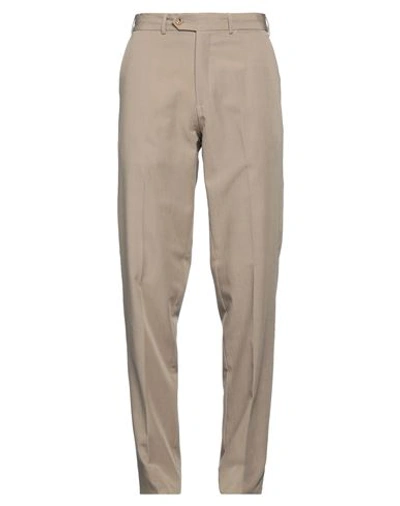 Shop Jasper Reed Man Pants Sand Size 38 Cotton In Beige