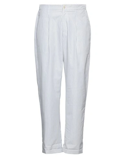 Shop Mcr Man Pants White Size L Cotton
