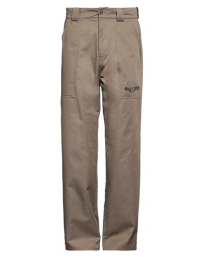 Rassvet Man Pants Light Brown Size M Polyester, Cotton In Beige