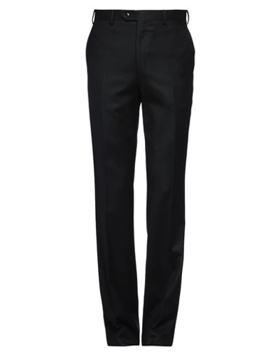 Shop Brioni Man Pants Black Size 38 Virgin Wool