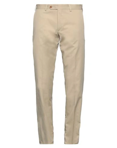 Shop Andrea Barberi Man Pants Beige Size 38 Cotton, Elastane