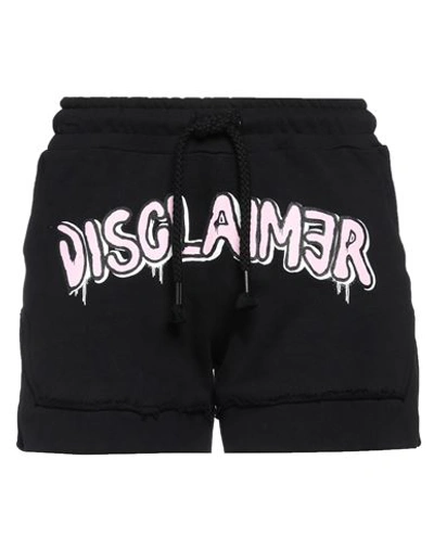 Shop Disclaimer Woman Shorts & Bermuda Shorts Black Size M Cotton