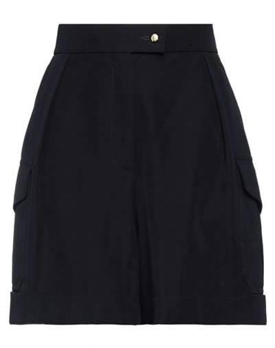 Shop Alexander Mcqueen Woman Shorts & Bermuda Shorts Black Size 4 Wool, Cotton