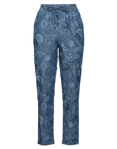 Shop Kocca Woman Jeans Blue Size M Cotton