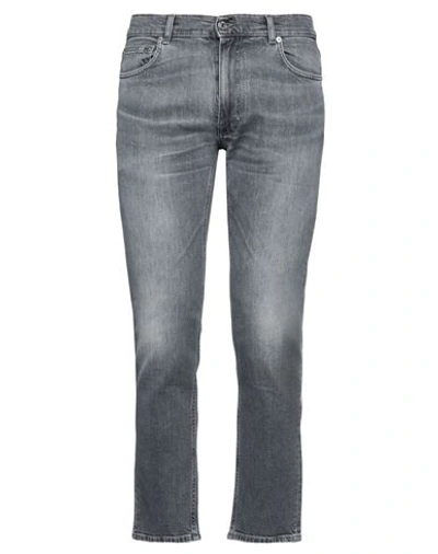 Shop Grifoni Man Jeans Grey Size 32 Cotton, Elastane