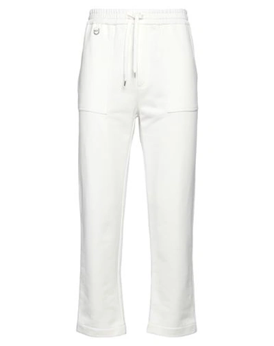 Paolo Pecora Man Pants White Size M Cotton In White