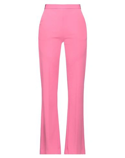 Shop Imperial Woman Pants Fuchsia Size Xs Polyester, Elastane In Pink