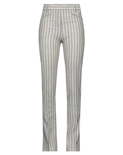 Acne Studios Woman Pants Beige Size 10 Wool, Cotton In Beige