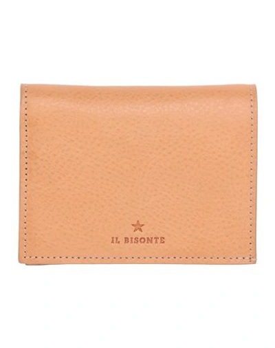 Shop Il Bisonte Woman Wallet Sand Size - Leather In Beige