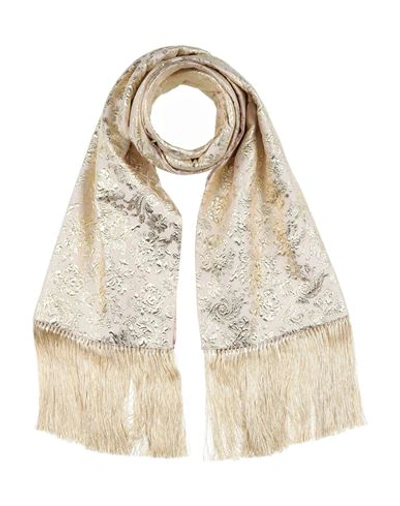 Dolce & Gabbana Woman Scarf Pink Size - Polyester, Viscose, Polyamide, Metallic Polyester In Pink