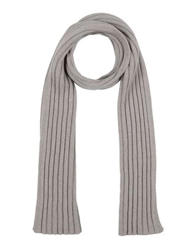 Gran Sasso Man Scarf Light Grey Size - Virgin Wool, Viscose, Cashmere In Grey