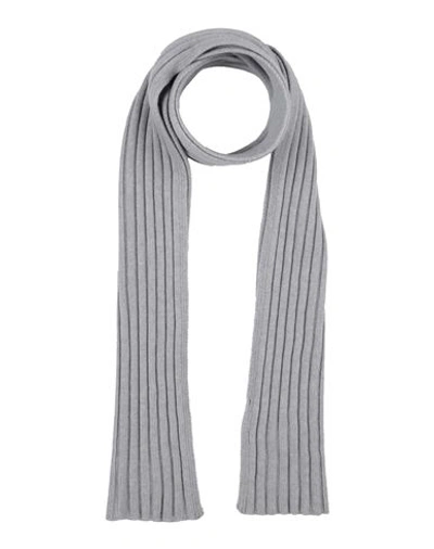 Gran Sasso Man Scarf Grey Size - Virgin Wool, Viscose, Cashmere In Grey