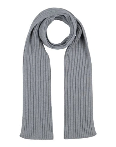 Gran Sasso Man Scarf Light Grey Size - Virgin Wool In Grey