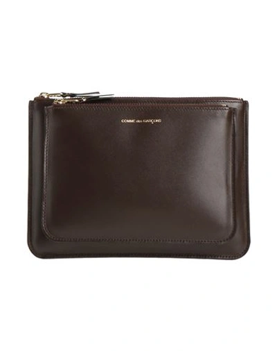 Shop Comme Des Garçons Woman Handbag Cocoa Size - Bovine Leather In Brown