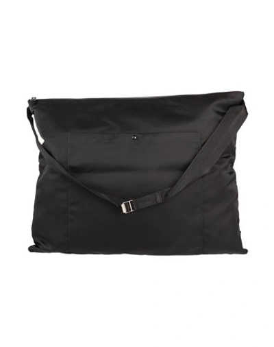 Shop Jil Sander Woman Cross-body Bag Black Size - Textile Fibers