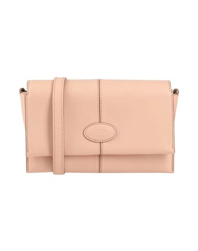 Shop Tod's Woman Cross-body Bag Blush Size - Calfskin In Pink