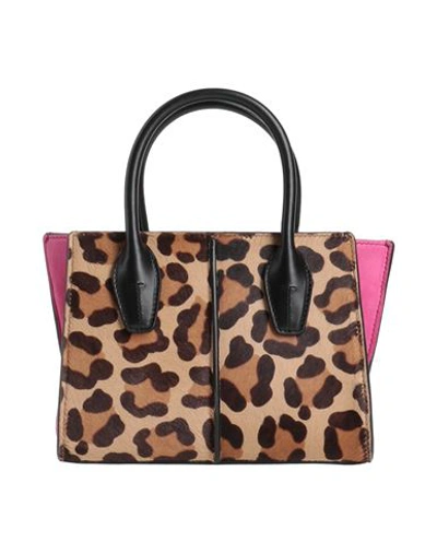 Shop Tod's Woman Handbag Beige Size - Calfskin