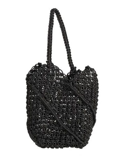 Shop Yuzefi Woman Handbag Black Size - Leather