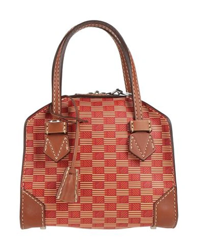 Shop Moreau Paris Woman Handbag Red Size - Leather