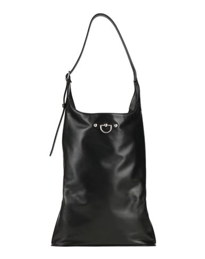 Shop Durazzi Woman Shoulder Bag Black Size - Calfskin