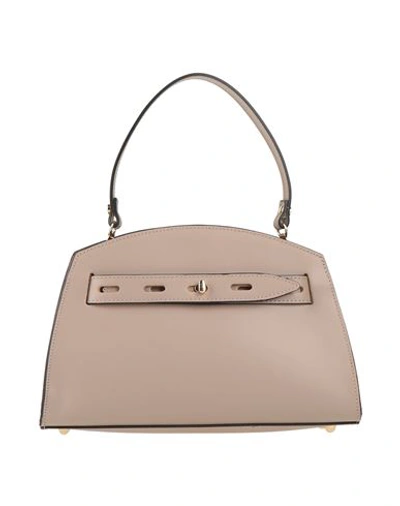 Shop Laura Di Maggio Woman Handbag Light Brown Size - Leather In Beige