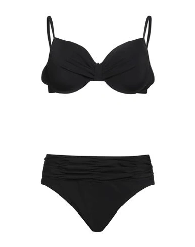 Shop Maryan Mehlhorn Woman Bikini Black Size 12 B Polyamide, Elastane
