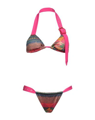 Shop F**k Project Woman Bikini Fuchsia Size M Polyester, Polyamide, Elastane In Pink