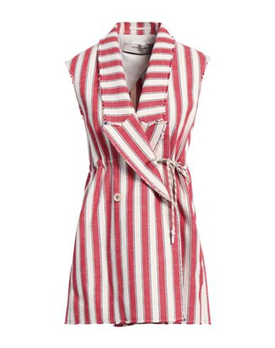 Golden Goose Woman Blazer Red Size 4 Polyester, Cotton In Red