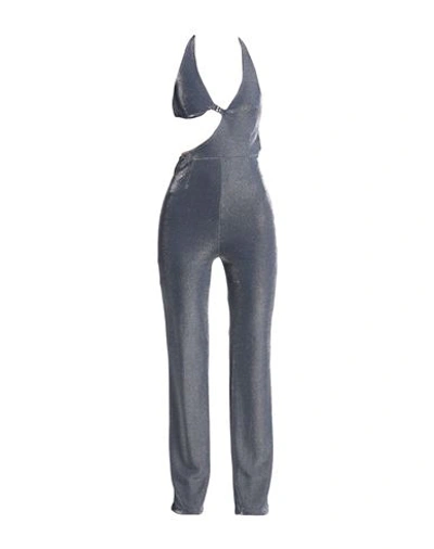 Rotate Birger Christensen Woman Jumpsuit Navy Size 10 Polyamide, Polyester In Navy Blue
