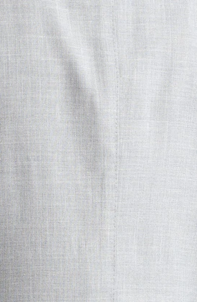 Eleventy Unstructured Wool & Silk Blend Blazer In Light Gray Melange