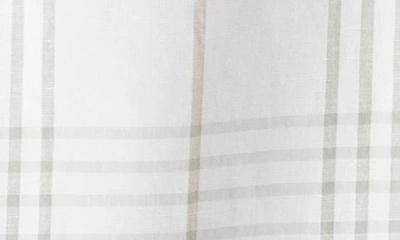 ELEVENTY ELEVENTY CHECK COTTON & LINEN BUTTON-UP SHIRT 