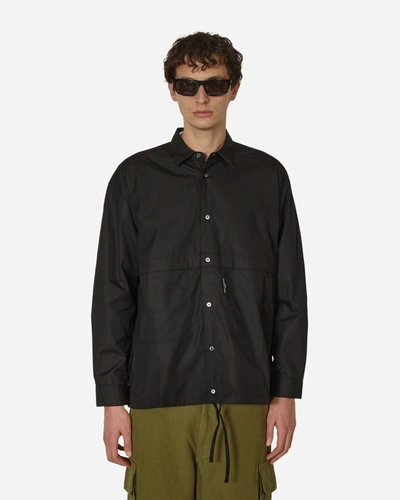 Shop Comme Des Garçons Homme Deux Drawstring Cotton Shirt In Black