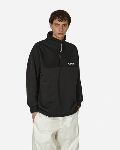 Shop Comme Des Garçons Homme Deux Half-zip Sweatshirt In Black