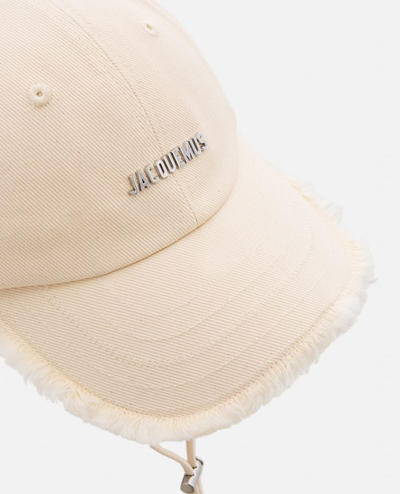 Shop Jacquemus La Casquette Artichaut Baseball Hat In White