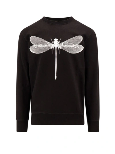 Shop Alexander Mcqueen Sweatshirt In Black