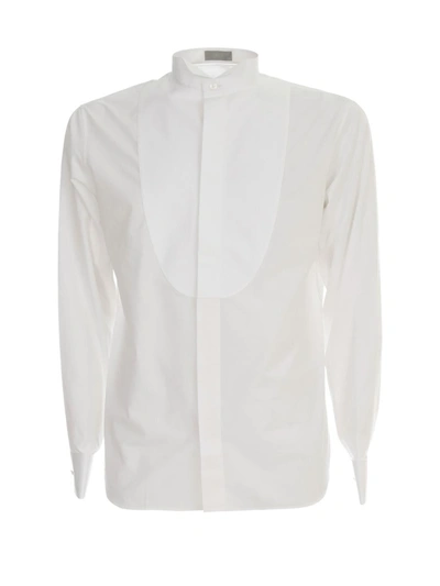 Shop Dior Homme Plastron Shirt Clothing In White