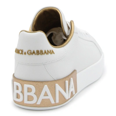 Shop Dolce & Gabbana Sneakers Golden