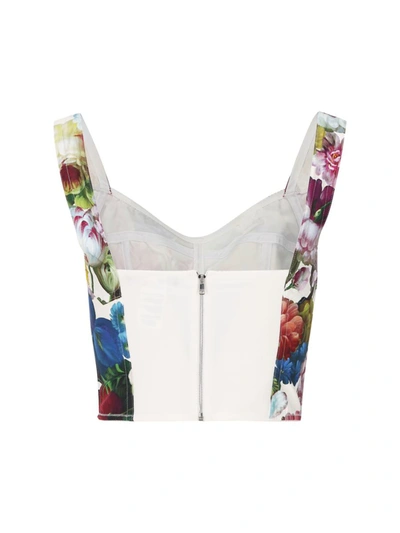 Shop Dolce & Gabbana Top In Flowers