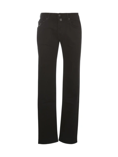 Shop Jacob Cohen Comfort Denim Jeans Str Wash 1 Clothing In Black