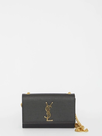 Shop Saint Laurent Kate Small Bag In Black
