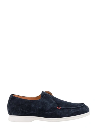Shop Kiton Loafer In Blue