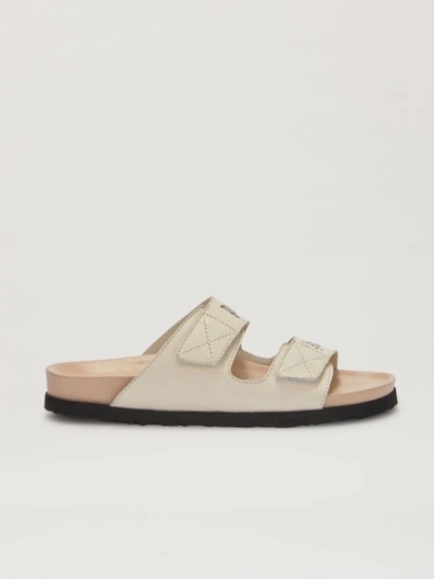 Shop Palm Angels Sandals In Off-white