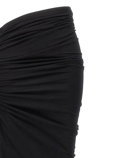 Shop Rick Owens 'edfu' Skirt In Black