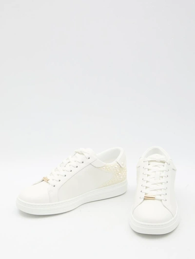 Shop Jimmy Choo Rome/f Sneakers In White