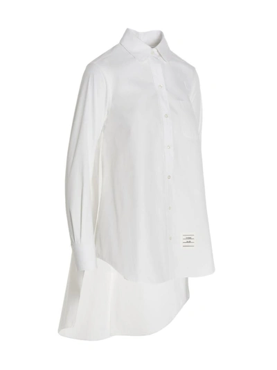 Shop Thom Browne 'open Back' Shirt In White