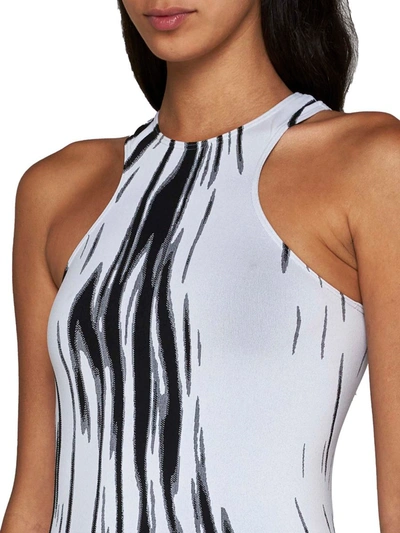Shop Wolford Paint Brush Bodysuit In White
