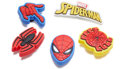 Shop Jibbitz Spider Man 5 Pack