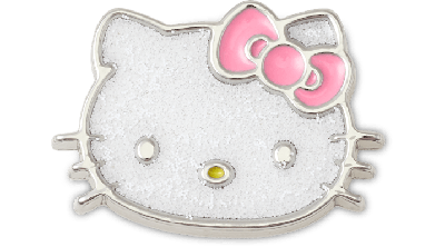 Jibbitz Hello Kitty Glitter Cat